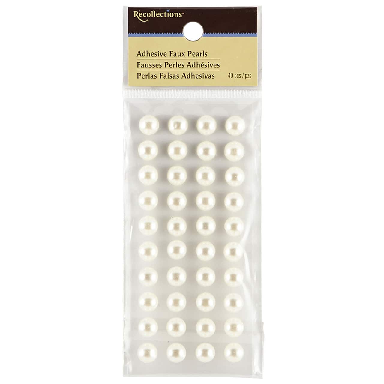 12 Packs: 40 ct. (480 total) Faux Pearl Embellishments by Recollections™